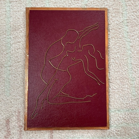 Artist Signed Copper Wall Art Red and Gold John Schtakleff 11.75"x8" - Picture 1 of 16